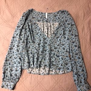 Xhilaration Long-Sleeve Blouse